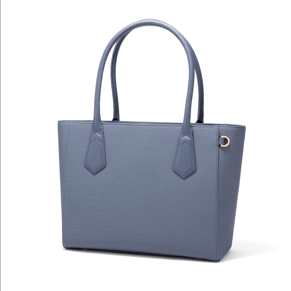 ISO Dagne Dover 13” Classic Tote in Ash Blue